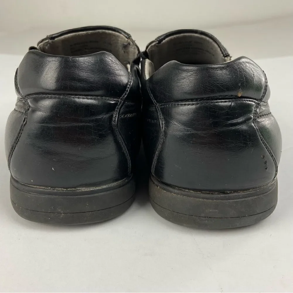 Steve Madden Men’s Leather Loafers Black Size‎ 11.5 Contemporary Minimalist
